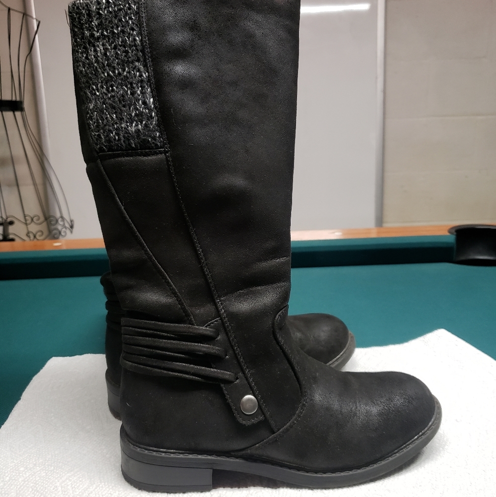 Baretraps Tori Tall Black Boots Girls 3